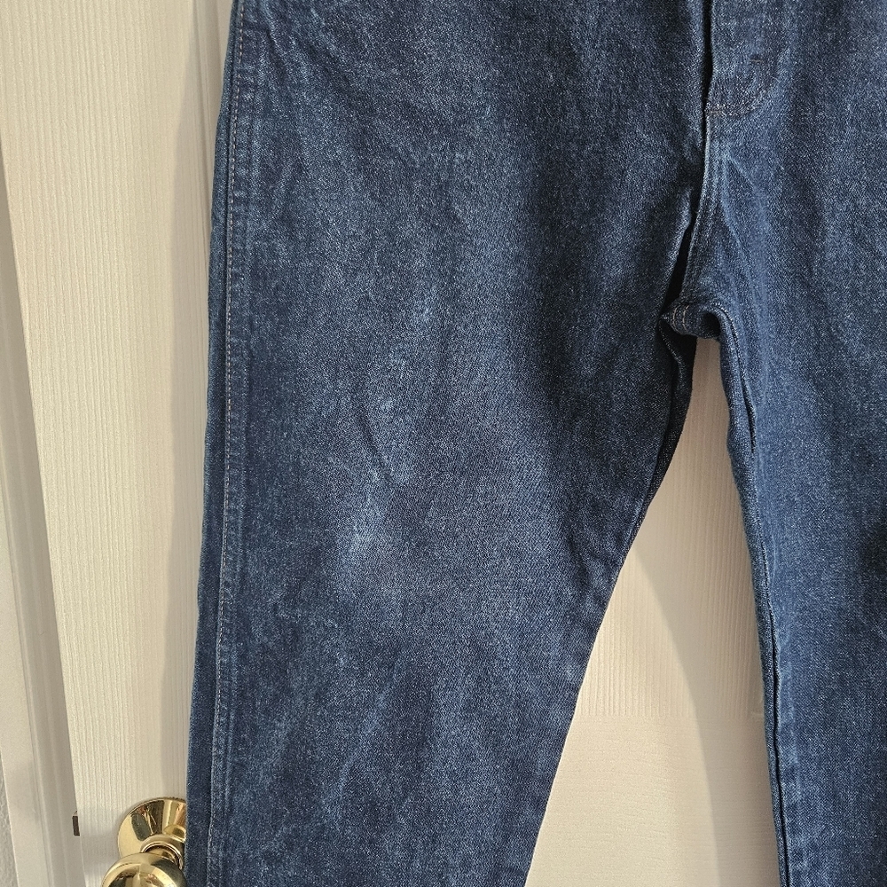 Vintage 90s Wrangler 100% Cotton Cowboy Cut Western Jeans - Picture 9 of 10